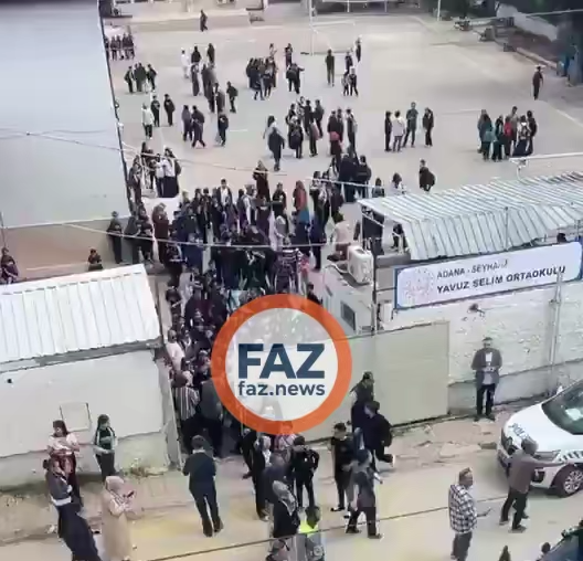 Adana'da Ortaokulda silah sesleri! Gerçek ise çok farklı!