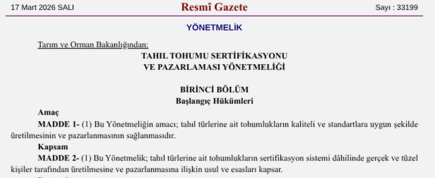 Tohumlara karekod zorunluluğu getirildi, artık her şey kayıt altında
